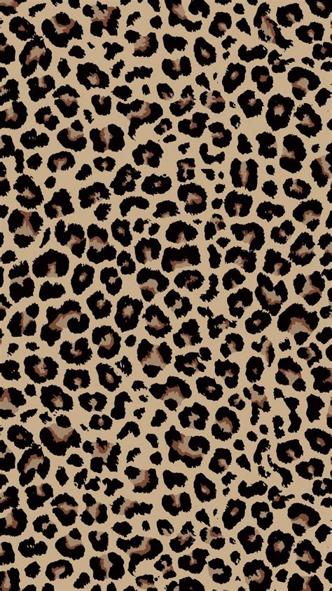 aesthetic cute cheetah print wallpaper.